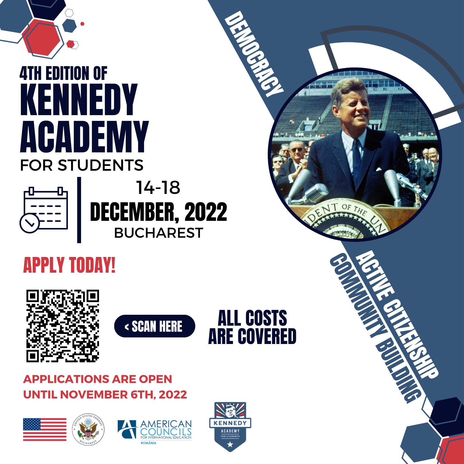Kennedy Academy for Students Romania 2022 – vizual